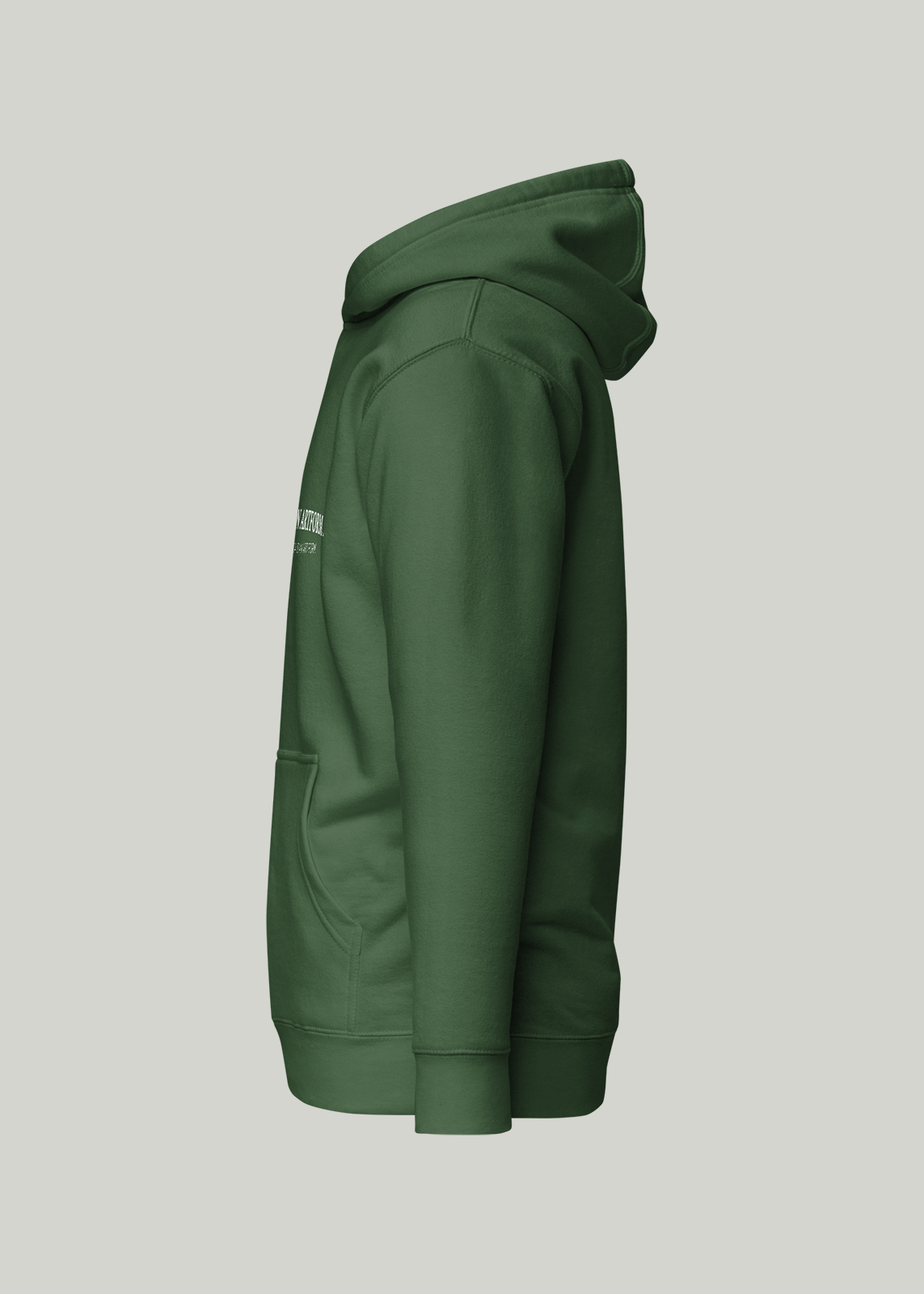 Men's 1123 Classic Hoodie (White Second GEN Logo)