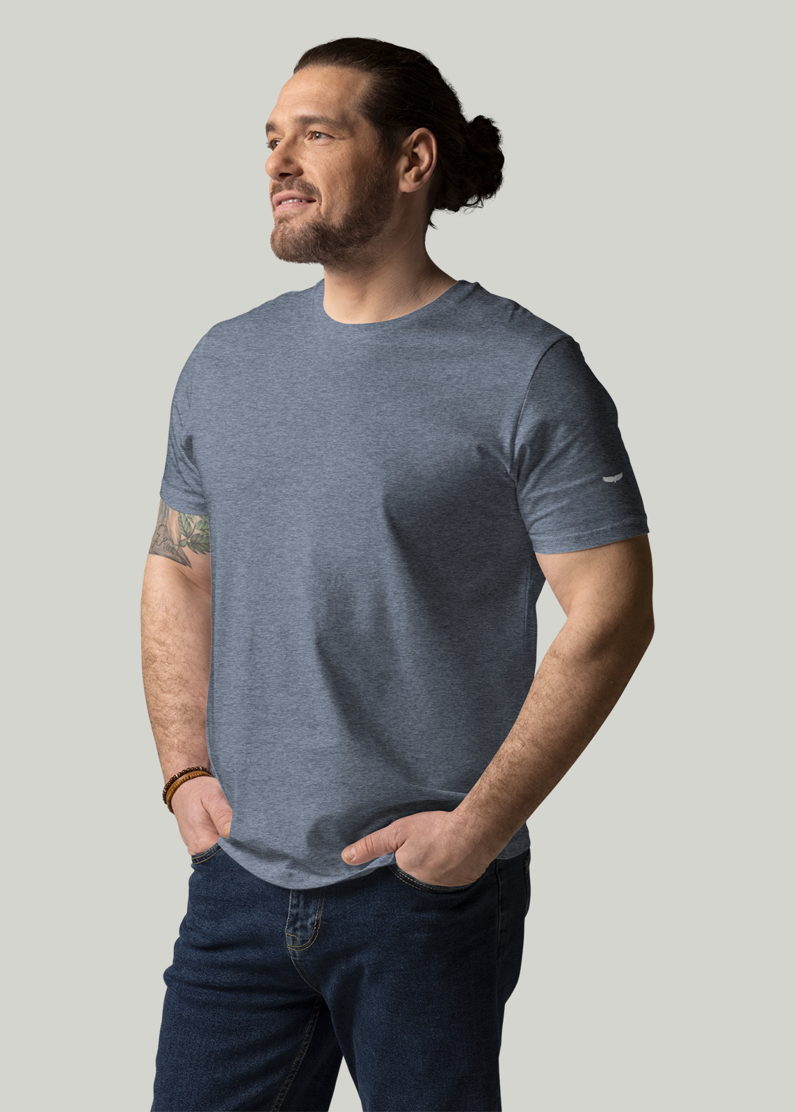 830DL Plain Organic Cotton Short Sleeve T-Shirt (Men's)