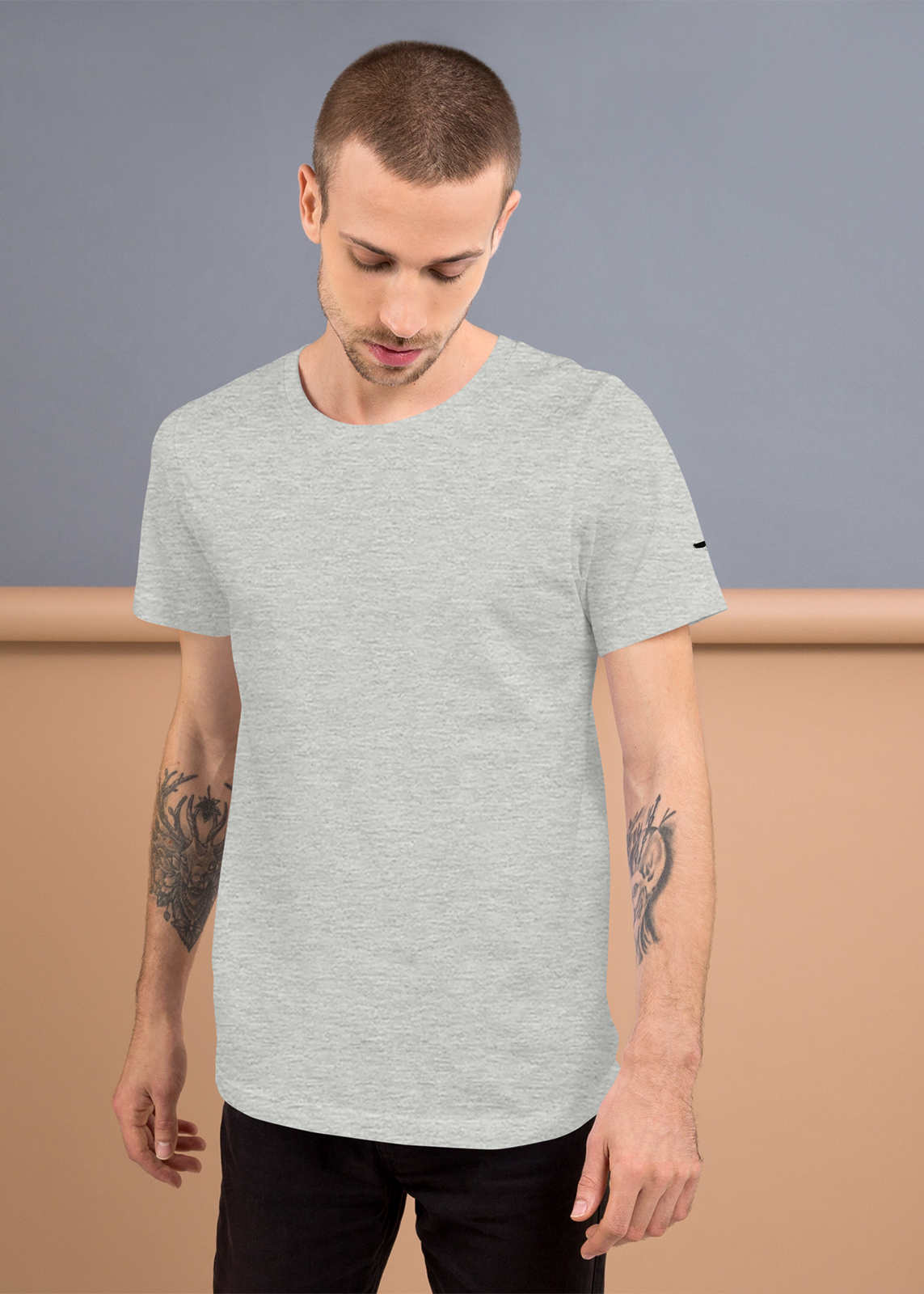 909LL Plain Short Sleeve T-Shirt (Men's)