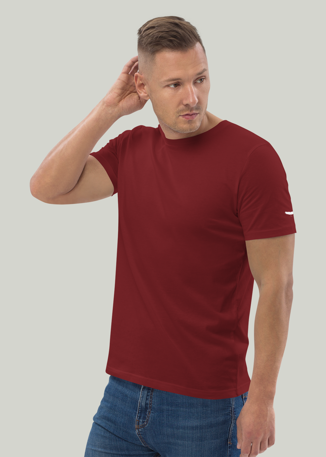 830DL Plain Organic Cotton Short Sleeve T-Shirt (Men's)