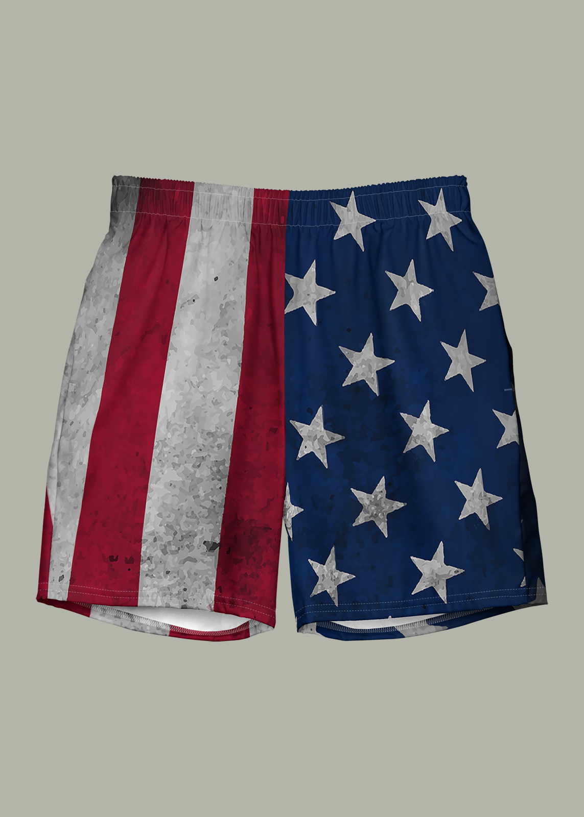 Rustic American Flag Swim Trunks (Men's)