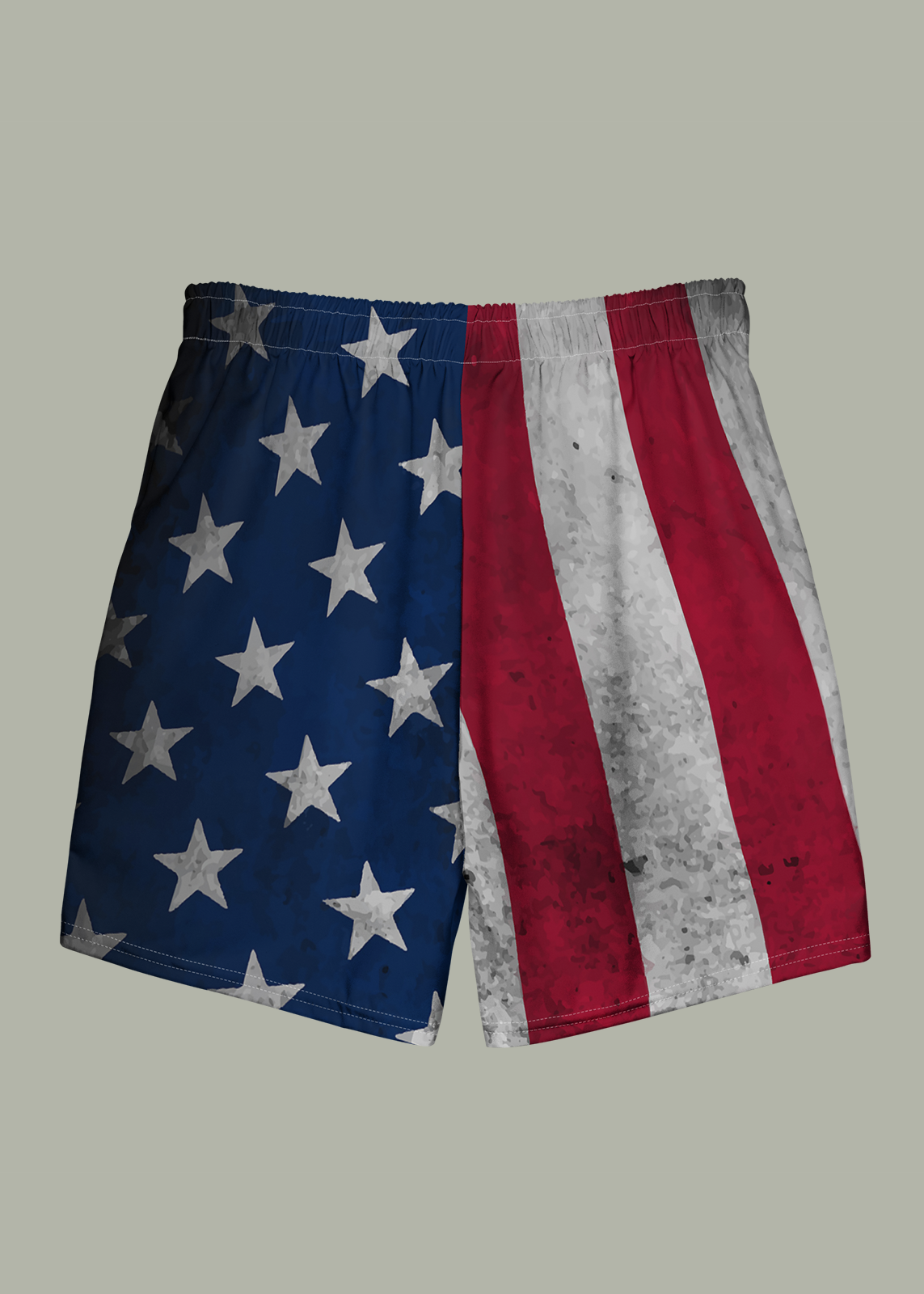 Rustic American Flag Swim Trunks (Men's)