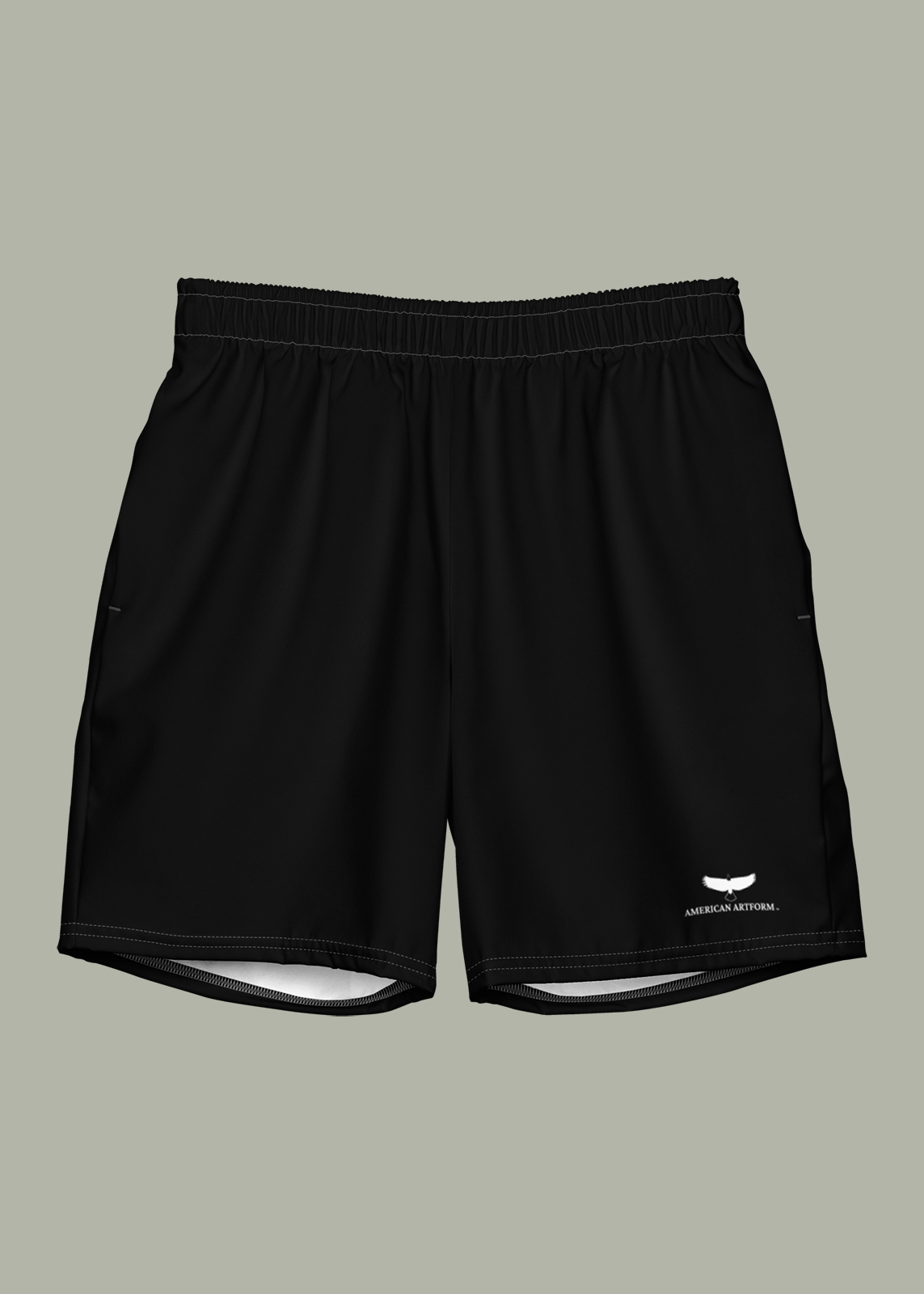 Third GEN Logo Black Swim Trunks (Men's)