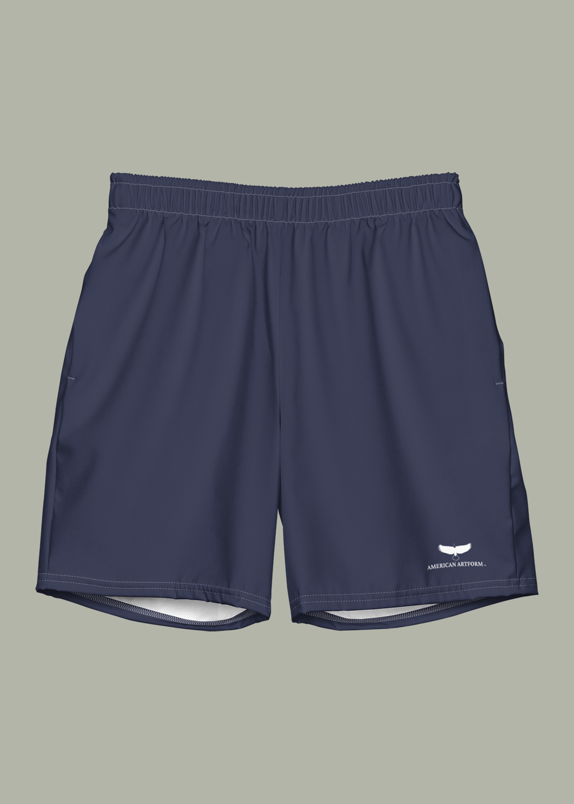 Third GEN Logo Navy Swim Trunks (Men's)