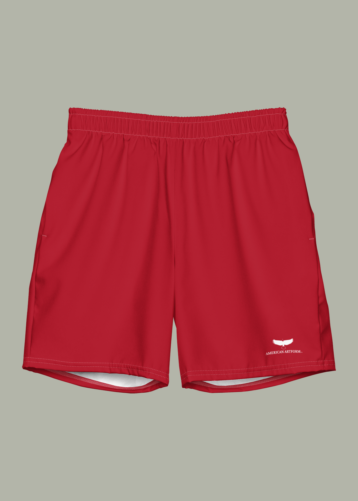 Third GEN Logo True Red Swim Trunks (Men's)