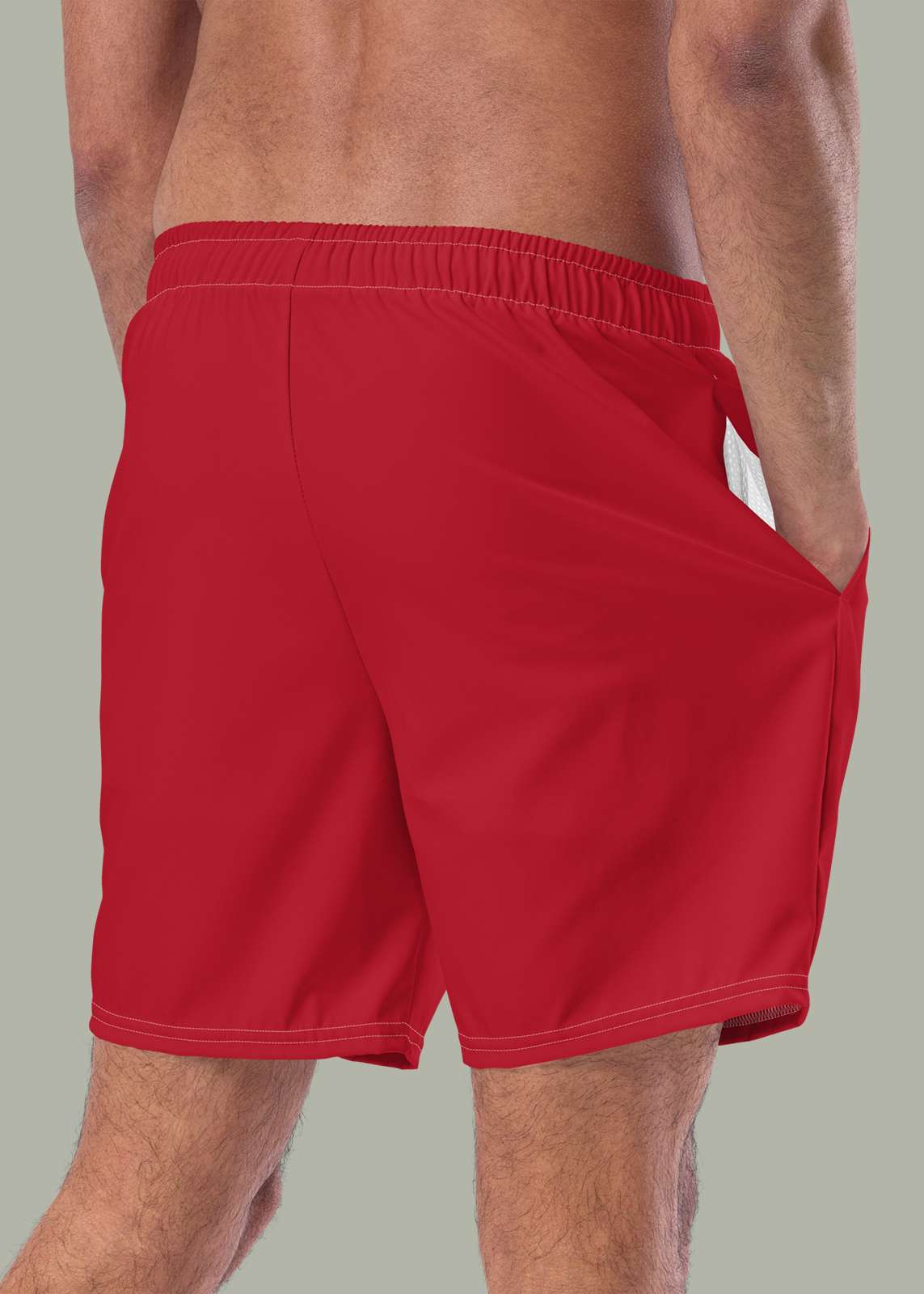 Third GEN Logo True Red Swim Trunks (Men's)